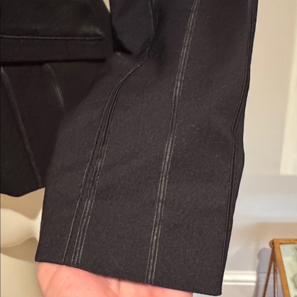 HOST PIC NANETTE LEPORE BLACK TUXEDO JACKET EMBELLISHED LARGE RHINESTONE CLOSE 2